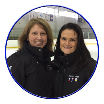 Deborah and Lindsay, Power Skating coaches in Aurora, Newmarket, and York Region